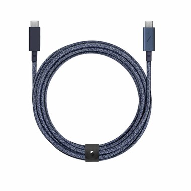 Native Union Belt Pro USB-C Kabel 2.4m mit LED-Anzeige, indigo&gt;