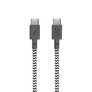 Native Union Belt USB-C auf USB-C Kabel 1.2m, zebra