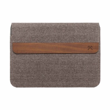 Woodcessories Cotton EcoPouch für MacBook Air 11&quot;/13&quot;, Macbook Pro 13&quot;, braun-grau&gt;