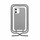 Woodcessories Change Case für iPhone 12 mini, cool grey