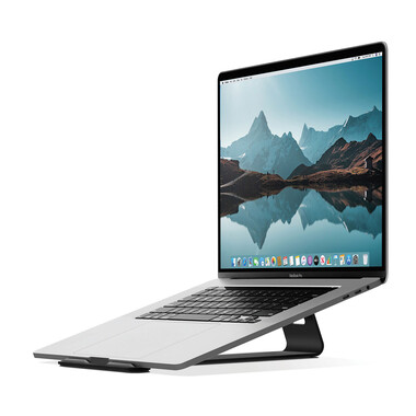 Twelve South ParcSlope 2- Desktop Stand für iPad, Tablets, MacBook, Notebook, schwarz
