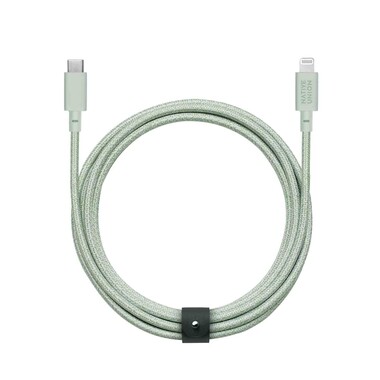 Native Union Belt Lightning auf USB-C Kabel 3m, mintgrün&gt;