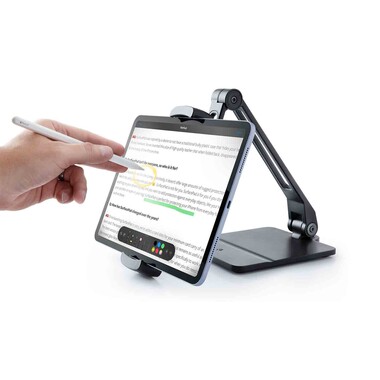 Twelve South HoverBar Duo, justierbare Halterung für iPads &amp; iPhones, schwarz&gt;