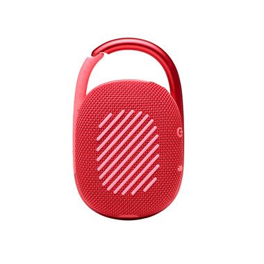 JBL Clip4, Bluetooth-Lautsprecher mit Karabinerhaken, rot &gt;