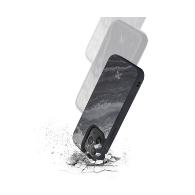 Woodcessories Bumper Case MagSafe für iPhone 13 Pro Max, camo grey