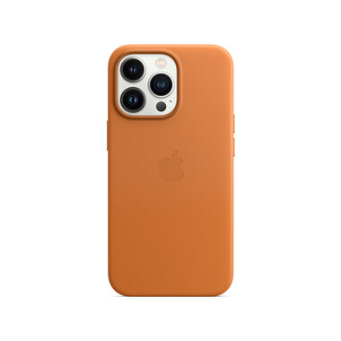 Apple iPhone 13 Pro Leder Case mit MagSafe, goldbraun&gt;