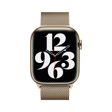 Apple Watch 42/44/45 mm Milanaisearmband, gold
