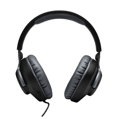 JBL Quantum 100, Kabelgebundenes Over-Ear-Gaming-Headset, schwarz
