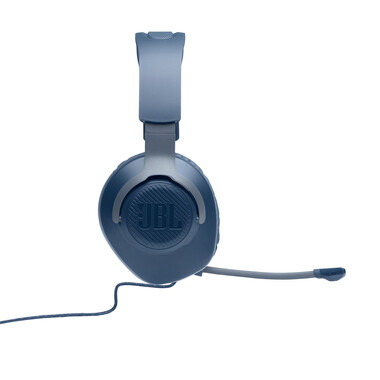 JBL Quantum 100, Kabelgebundenes Over-Ear-Gaming-Headset, blau