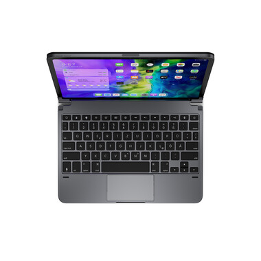 Brydge Pro+ Tastatur für iPad Pro 11&quot;, Aluminium, dt., inkl. Trackpad, space grau