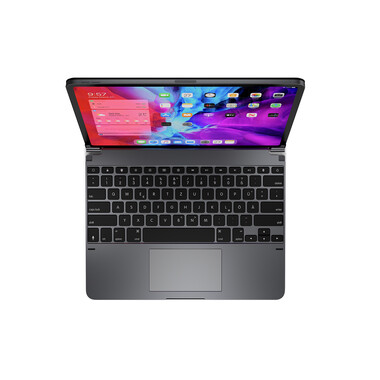 Brydge Pro+ Tastatur für iPad Pro 12,9&quot;, Aluminium, dt., inkl. Trackpad, space grau