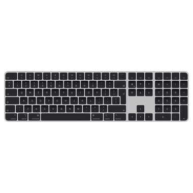 Apple Magic Keyboard mit Touch ID und Ziffernblock für Mac Modelle mit Apple Chip, schwarze Tasten, international