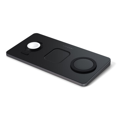 Satechi Trio Wireless Charging Pad, schwarz