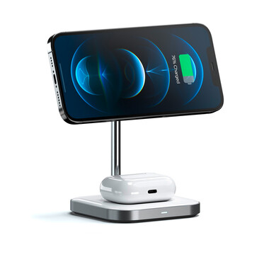 Satechi Magnetic 2-in-1 Wireless Charging Stand