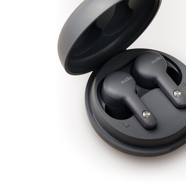 Sudio A2, kabelloser In-Ear Bluetooth Kopfhörer, anthrazit&gt;