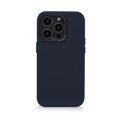 Decoded MagSafe Leder Backcover für iPhone 14 Pro Max, blau