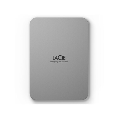 LaCie Mobile Drive V2, 5TB, Moon Silver