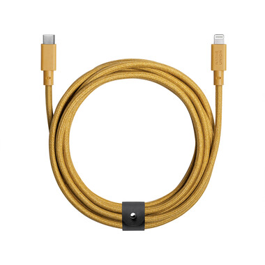 Native Union Belt Lightning auf USB-C Kabel 3m, senfgelb