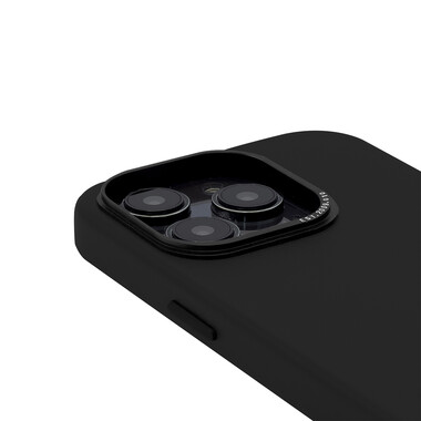Decoded MagSafe Leder Backcover für iPhone 14 Pro Max, schwarz