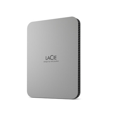 LaCie Mobile Drive V2, 1TB, Moon Silver