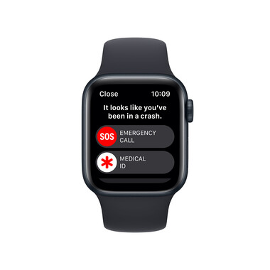 Apple Watch SE GPS, Aluminium mitternacht, 40 mm mit Sportarmband, mitternacht&gt;