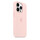 Apple iPhone 14 Pro Silikon Case mit MagSafe, kalkrosa