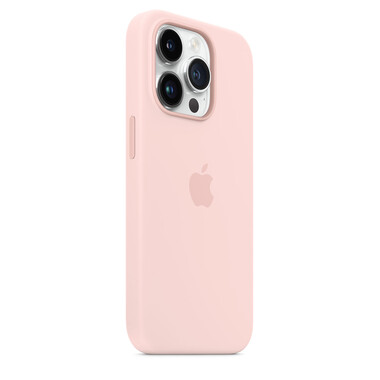 Apple iPhone 14 Pro Silikon Case mit MagSafe, kalkrosa