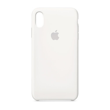 Apple iPhone XS Max Silikon Case, weiß
