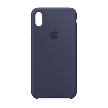 Apple iPhone XS Max Silikon Case, mitternachtsblau