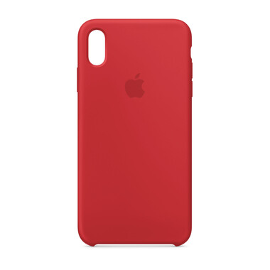 Apple iPhone XS Max Silikon Case, (PRODUCT)RED