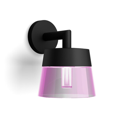 Philips Hue White &amp; Color Ambiance Attract Wandleuchte 600lm, schwarz