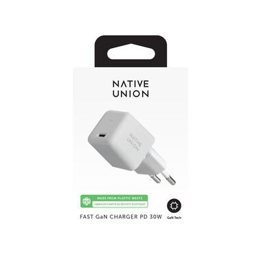 Native Union Fast GaN Charger PD 30W, weiß