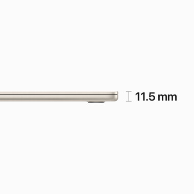 MacBook Air 15&quot; M2 Chip 8-Core CPU und 10-Core GPU, 8GB, 512GB SSD, polarstern&gt;