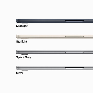 MacBook Air 15&quot; M2 Chip 8-Core CPU und 10-Core GPU, 8GB, 512GB SSD, mitternacht&gt;