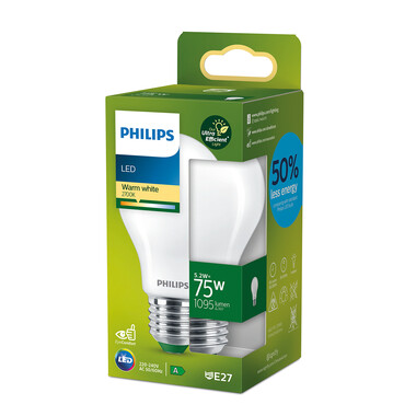 Philips LED CLA 75W A60 E27 2700K FR UE SRT4
