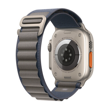 Apple Watch Ultra 2 GPS + Cellular, Titan, 49mm Alpinarmband, large, blau