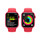 Apple Watch Series 9 GPS + Cellular, Aluminium (PRODUCT)RED, 45mm mit Sportarmband, (PRODUCT)RED - M/L