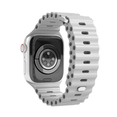 Vonmählen Wave-Armband für Apple Watch 42/44/45/49 mm, grau