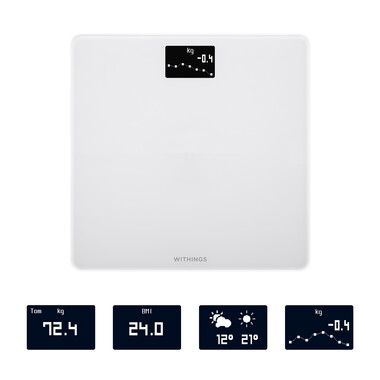 Withings Body WLAN-Körperwaage, weiß