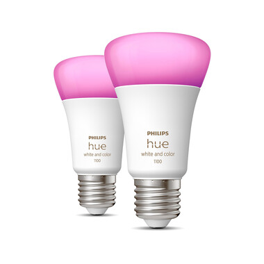 Philips Hue White &amp; Color Ambiance E27 Doppelpack 75W