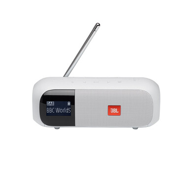 JBL Tuner2, Bluetooth-Lautsprecher mit Radio, weiß