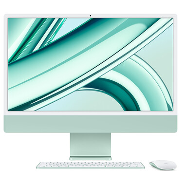 iMac 24&quot; M3 8C CPU u. 10C GPU - GR/24 RET/256 GB SSD/24 GB/NUMKB/GER