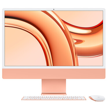 iMac 24&quot; M3 8C CPU u. 10C GPU - OR/24 RET/512 GB SSD/8 GB/MAGM&amp;TP/NUMKB/GER