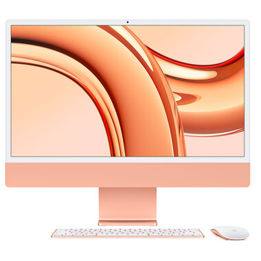 iMac 24&quot; M3 8C CPU u. 10C GPU - OR/24 RET/512 GB SSD/16 GB/NUMKB/GER