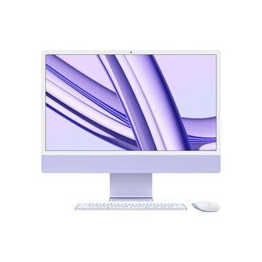 iMac 24&quot; M3 8C CPU u. 10C GPU - VI/24 RET/512 GB SSD/16 GB/NUMKB/CRO