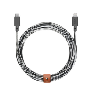 Native Union Belt Lightning auf USB-C Kabel 3m, zebra