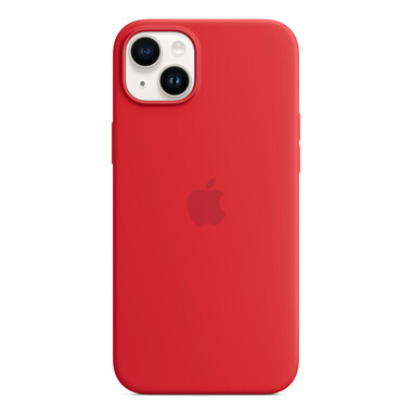 Apple iPhone 14 Silikon Case mit MagSafe, (PRODUCT)RED