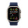 Apple Watch 49mm Trail-Loop, blau - S/M - Gehäusefarbe natur