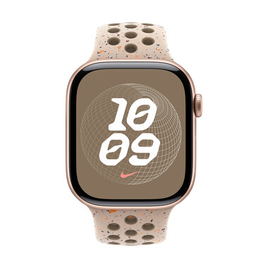 Apple Watch 46mm Nike Sportarmband, desert stone - S/M