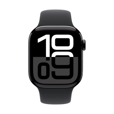 Apple Watch 42mm Sportarmband, schwarz - M/L